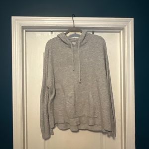 Gray Waffle Hoodie